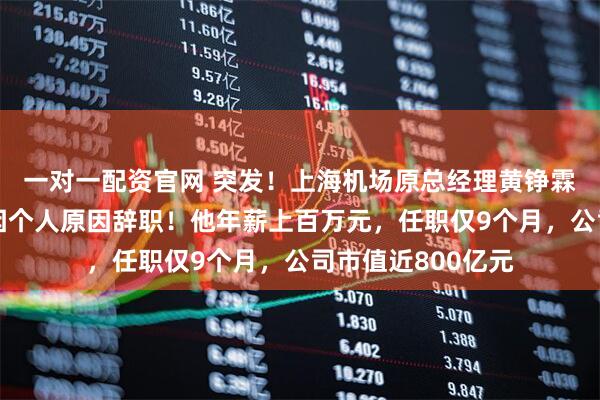 一对一配资官网 突发!上海机场原总经理黄铮霖被查,上个月刚因个人原因辞职!他年薪上百万元,任职仅9个月,公司市值近800亿元